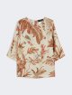 Блуза з принтом WEEKEND MAX MARA з шовкової саржі: фото - Invogue