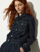 Темно-синя куртка Max&Co джинсова: фото 4 - Invogue