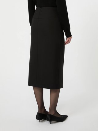 Чёрная юбка Max Mara из шерсти: фото 3 - Invogue