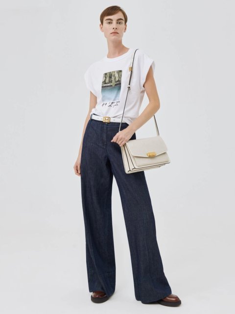 Белая футболка MARELLA: фото 1 - Invogue