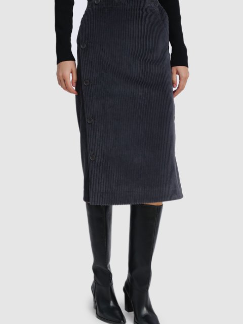 Серая юбка KENZO: фото 3 - Invogue