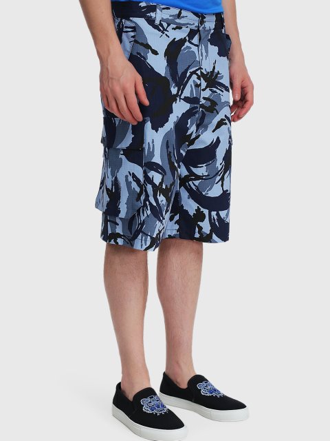 Блакитні шорти KENZO : фото 3 - Invogue