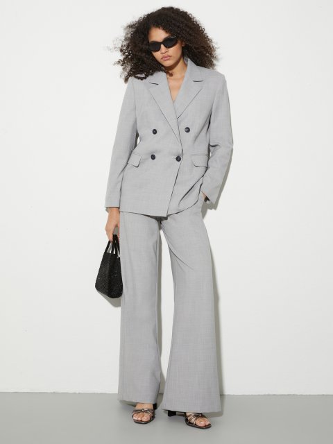 Сірий жакет MAX&CO двобортний: фото 1 - Invogue