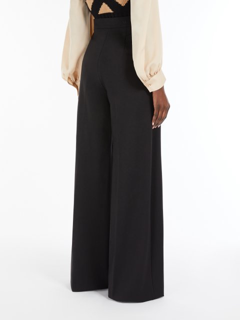Черные брюки Max Mara широкие: фото 3 - Invogue