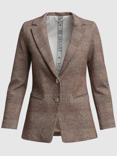 Коричневый пиджак MARELLA: фото - Invogue