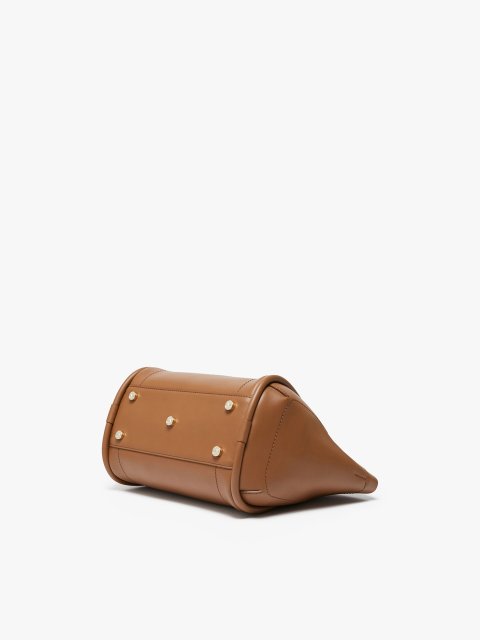 Коричнева сумка Max Mara з гладкої шкіри: фото 4 - Invogue