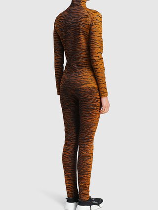 Зелёные брюки KENZO: фото 2 - Invogue