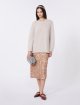 Бежевий светр WEEKEND MAX MARA з альпаки та бавовни: фото 1 - Invogue