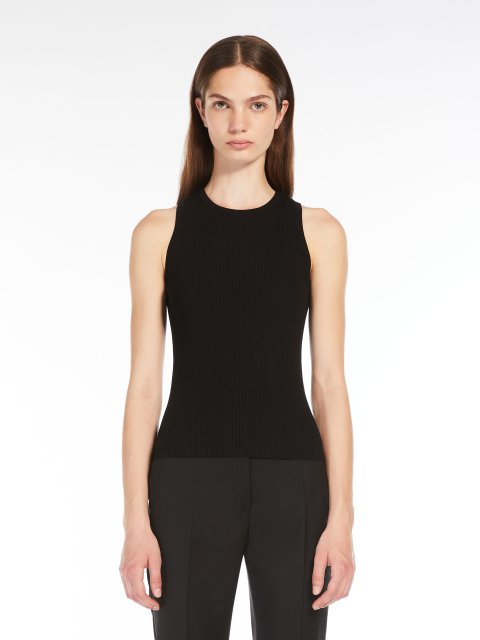 Чорна майка WEEKEND MAX MARA : фото 1 - Invogue