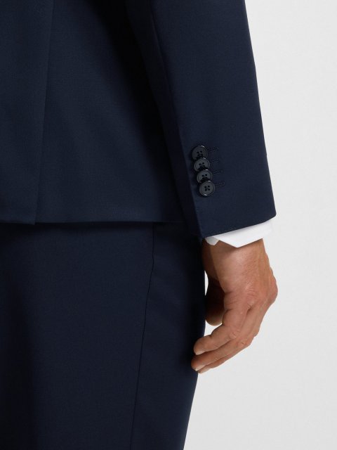 Темно-синій піджак BOSS з вовни: фото 5 - Invogue