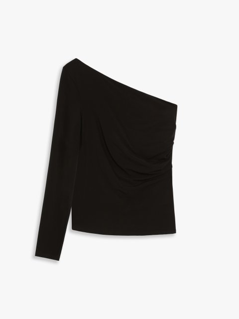 Чорний топ Max Mara на одне плече: фото - Invogue