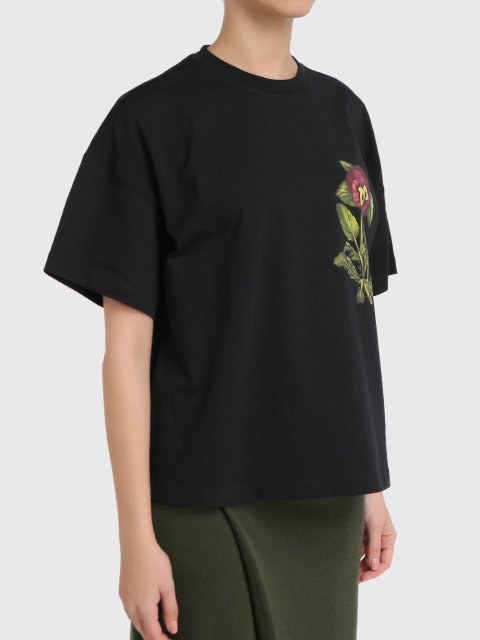 Чёрная футболка KENZO: фото 2 - Invogue