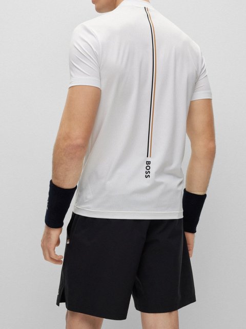 Біле поло BOSS : фото 2 - Invogue