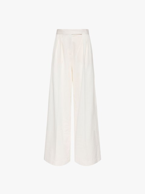 Білі брюки Max Mara широкі: фото - Invogue