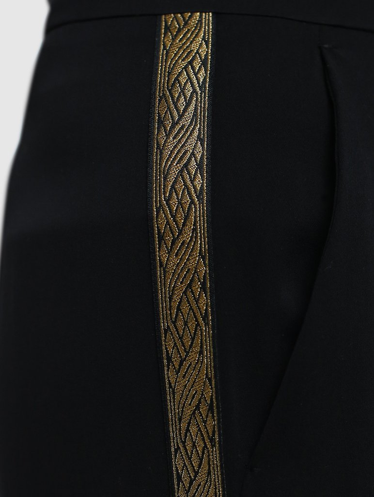 Чёрные брюки MAX MARA: фото 4 - Invogue