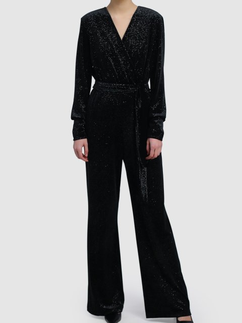 Чёрный комбинезон MAX&CO: фото 1 - Invogue