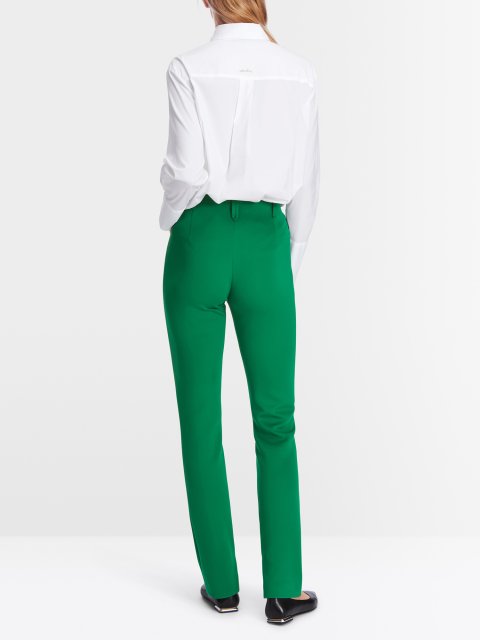 Зелені брюки Marc Cain Slim Fit: фото 2 - Invogue