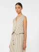 Бежевий жакет Max Mara бавовни та шовку: фото 2 - Invogue