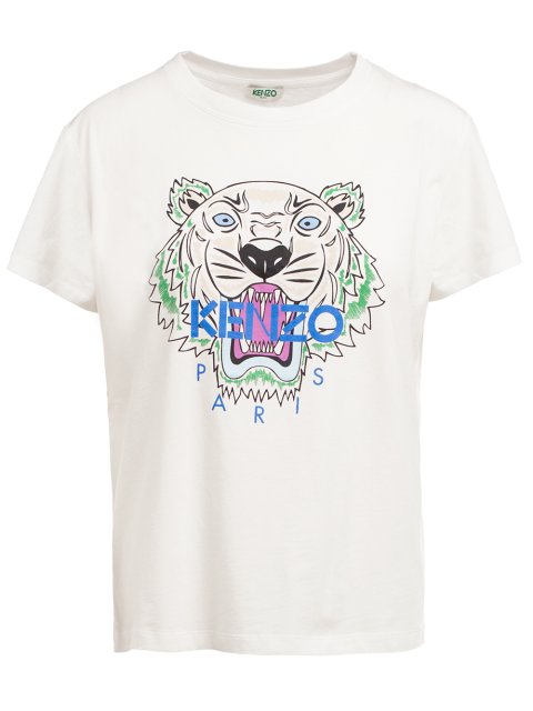 Белая футболка KENZO: фото - Invogue