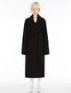 Чорне пальто Sportmax з чистої вовни: фото 1 - Invogue