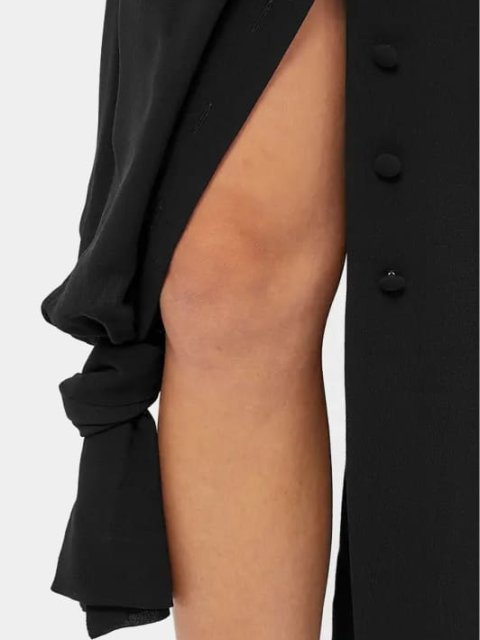 Черная юбка Acne Studios из шелка: фото 3 - Invogue