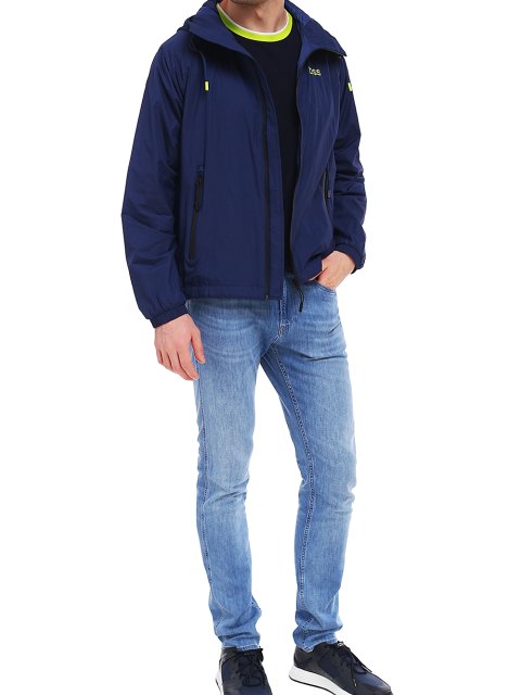 Темно-синя куртка BOSS : фото 1 - Invogue