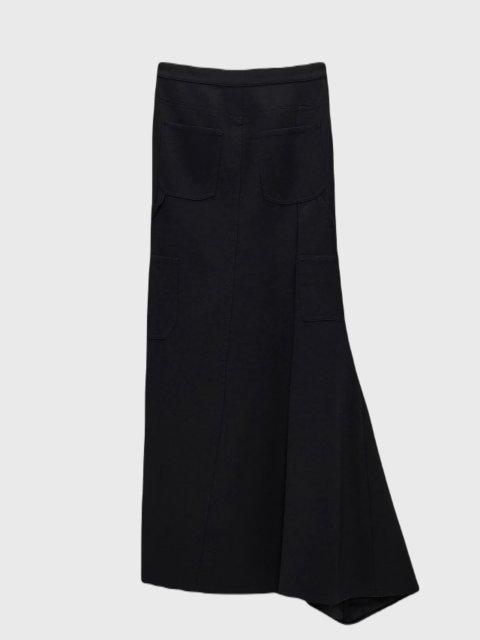 Черная асимметричная юбка DOROTHEE SCHUMACHER: фото 2 - Invogue