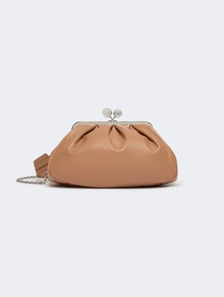 Коричнева сумка Pasticcino Weekend MaxMara зі шкіри: фото - Invogue