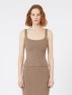 Коричнева майка MAX MARA з вовни та кашеміру: фото 2 - Invogue
