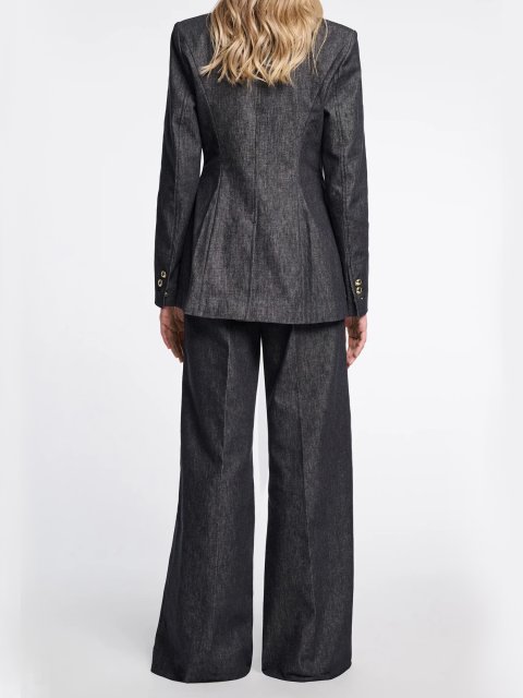 Синие брюки Dorothee Schumacher джинсовые: фото 2 - Invogue