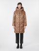 Коричневий пуховик MAX MARA стьобаний: фото 2 - Invogue