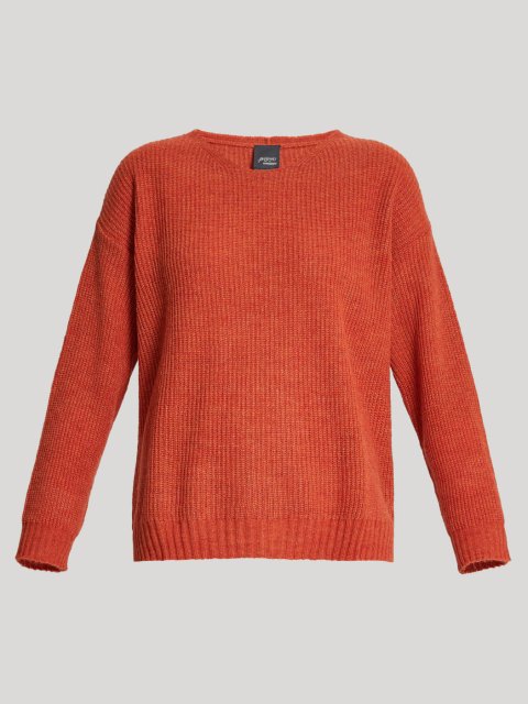 Оранжевый свитер PERSONA: фото - Invogue