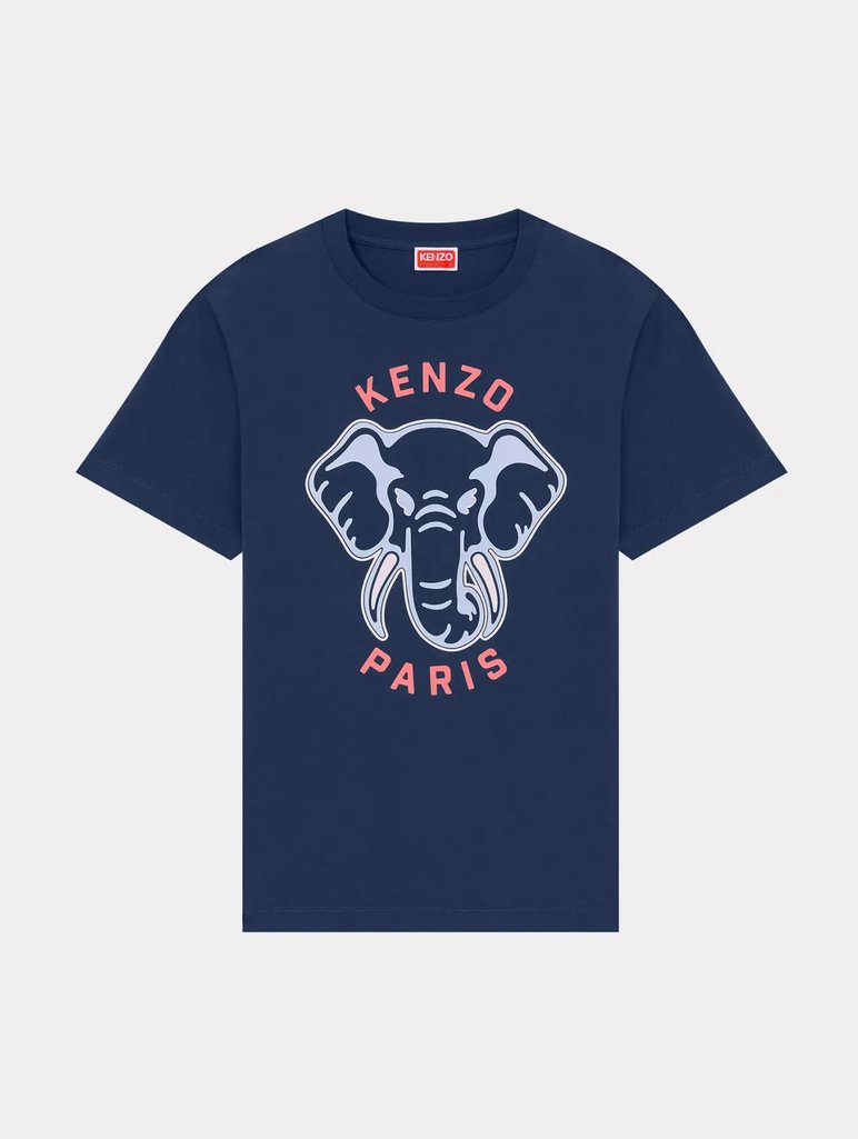 Синяя футболка KENZO: фото - Invogue