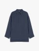 Синя сорочка Max Mara з льону: фото - Invogue