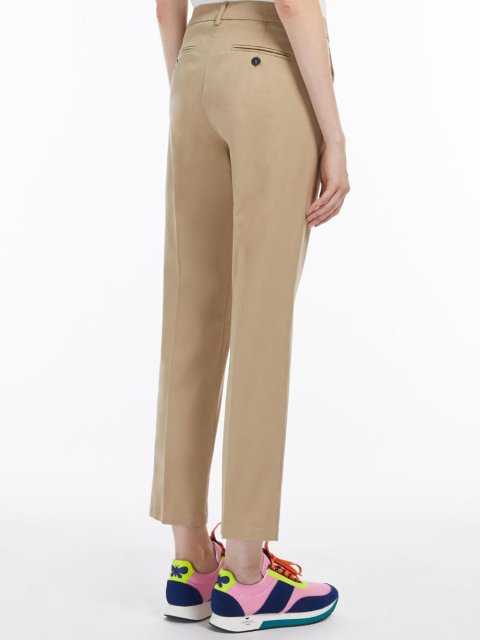 Бежевые брюки WEEKEND MAX MARA: фото 1 - Invogue