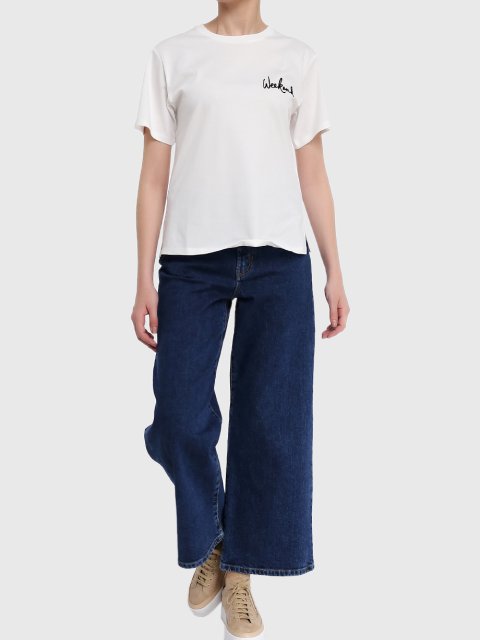 Біла футболка WEEKEND MAX MARA : фото 1 - Invogue