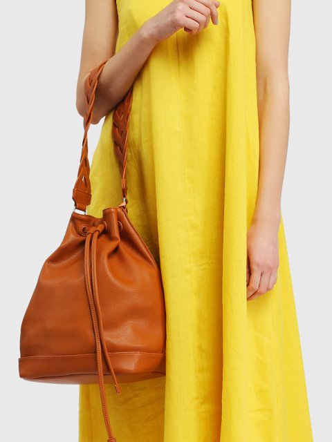 Коричневая сумка MAX&CO: фото 2 - Invogue