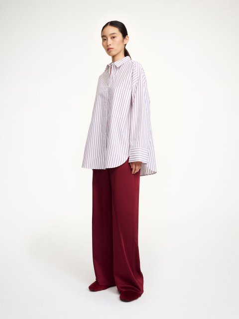 Сорочка у смужку BY MALENE BIRGER з органічної бавовни: фото 1 - Invogue