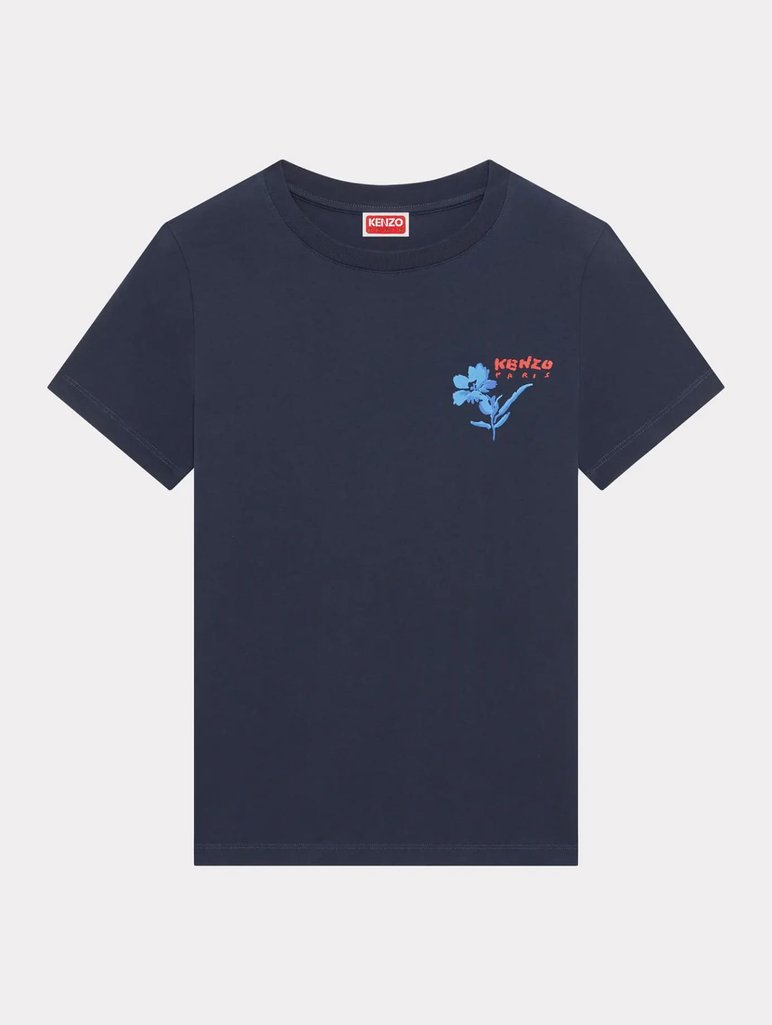 Синяя футболка KENZO: фото - Invogue