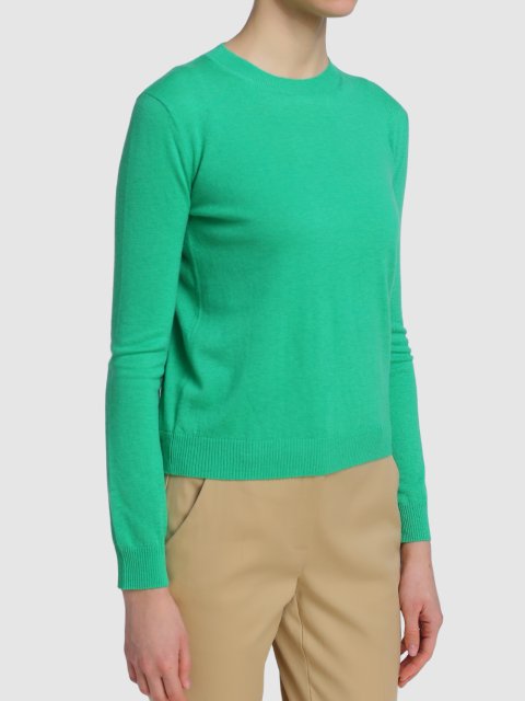 Зелёный свитер WEEKEND MAX MARA: фото 3 - Invogue