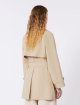 Бежевий плащ WEEKEND MAX MARA з водовідштовхувального полотна: фото 3 - Invogue