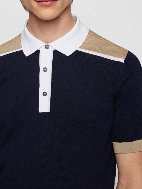 Тёмно-синий свитер BOSS: фото 3 - Invogue