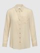 Бежевая рубашка MARELLA: фото - Invogue