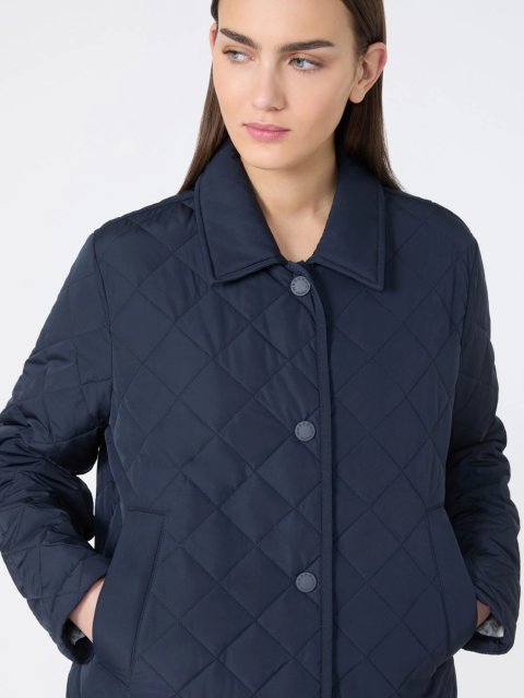 Темно-синя куртка Weekend Max Mara укорочена: фото 5 - Invogue