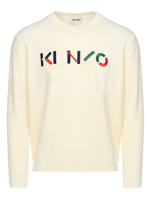 Бежевый свитер KENZO: фото - Invogue
