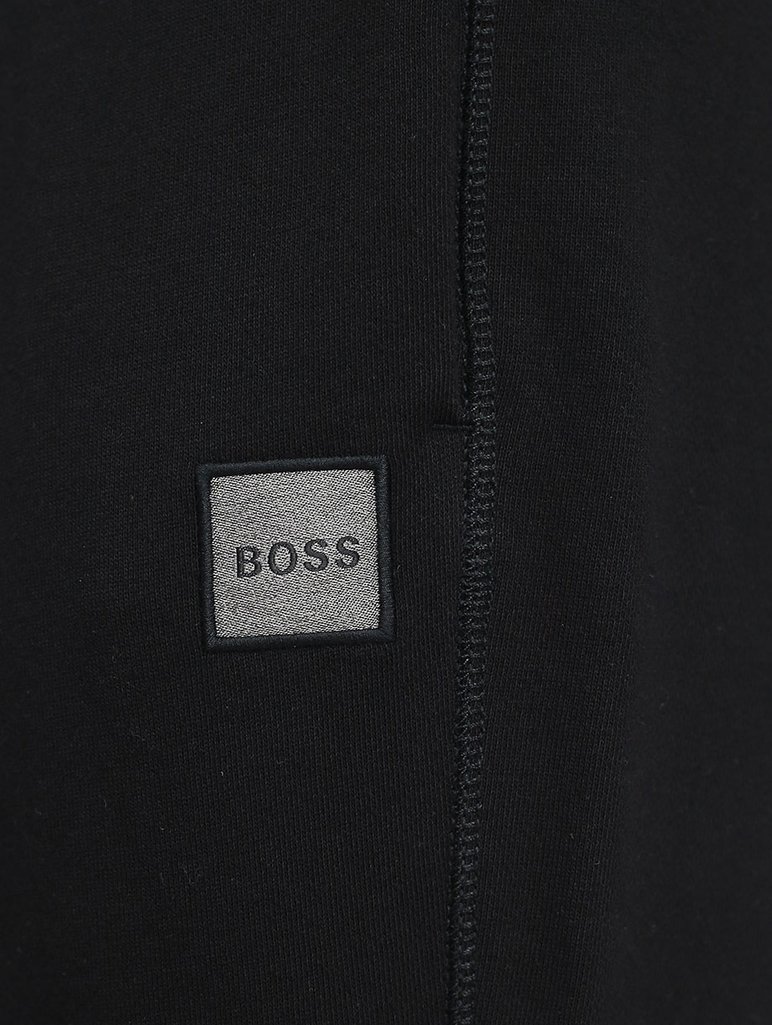 Чёрные брюки спорт BOSS: фото 4 - Invogue