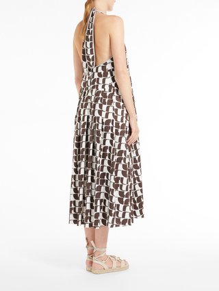 Коричневое платье MAX MARA: фото 2 - Invogue