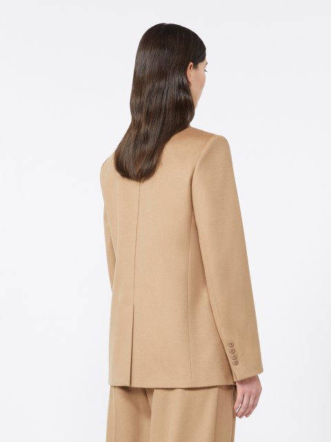 Бежевий жакет MAX MARA з вовни: фото 3 - Invogue