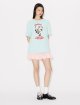 Блакитна футболка Kenzo з бавовни з принтом: фото 2 - Invogue