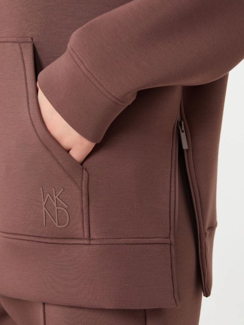 Коричневе худі Weekend Max Mara вільного крою: фото 5 - Invogue